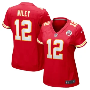 Jared wiley kansas city chiefs nike womens game jersey Red