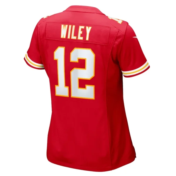 Jared wiley kansas city chiefs nike womens game jersey Red L