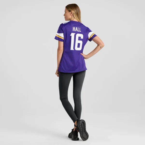 Jaren hall minnesota vikings nike womens game jersey Purple 2XL