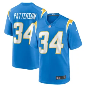 Jaret patterson los angeles chargers nike team game jersey Powder blue
