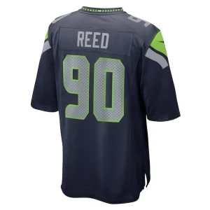 Jarran reed seattle seahawks nike game jersey College navy L