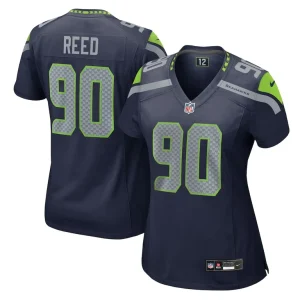 Jarran reed seattle seahawks nike womens team game jersey College navy