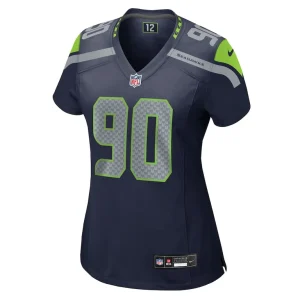 Jarran reed seattle seahawks nike womens team game jersey College navy M