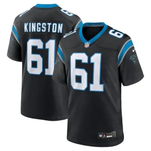 Jarrett kingston carolina panthers nike game jersey Black