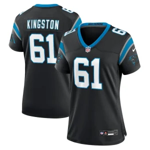Jarrett kingston carolina panthers nike womens game jersey Black