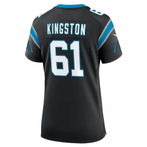 Jarrett kingston carolina panthers nike womens game jersey Black L
