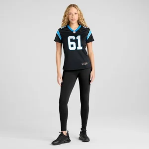 Jarrett kingston carolina panthers nike womens game jersey Black XL
