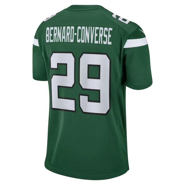 Jarrick bernard converse new york jets nike game jersey Gotham green L