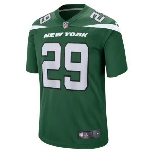 Jarrick bernard converse new york jets nike game jersey Gotham green M