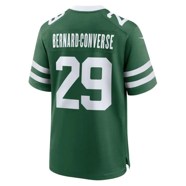 Jarrick bernard converse new york jets nike team game jersey Legacy green L