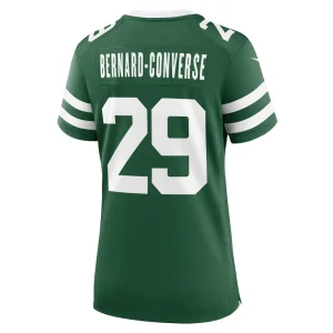 Jarrick bernard converse new york jets nike womens team game jersey Legacy green L