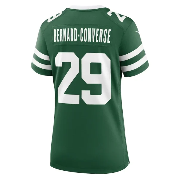 Jarrick bernard converse new york jets nike womens team game jersey Legacy green L