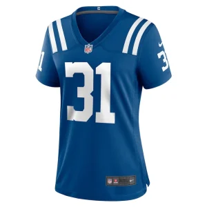 Jason huntley indianapolis colts nike womens team game jersey Royal M