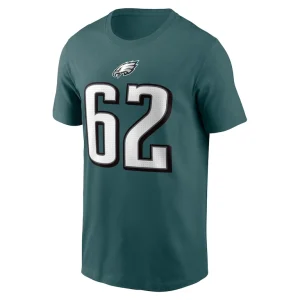 Jason kelce philadelphia eagles nike player name number t shirt Midnight green M