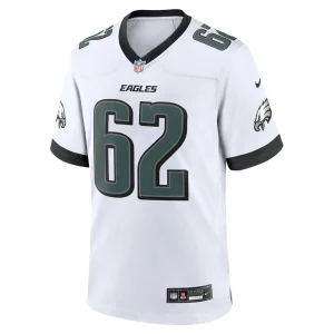 Jason kelce philadelphia eagles nike white game jersey White M