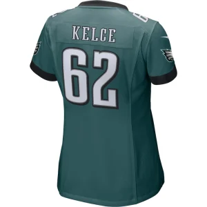 Jason kelce philadelphia eagles nike womens game jersey Midnight green L
