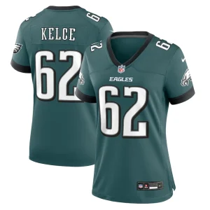 Jason kelce philadelphia eagles nike womens team game jersey Midnight green