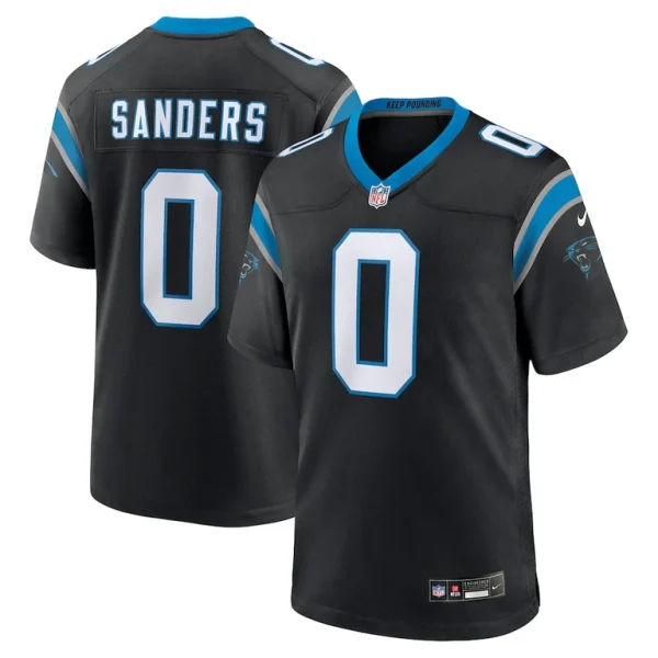 Jatavion sanders carolina panthers nike game jersey Black