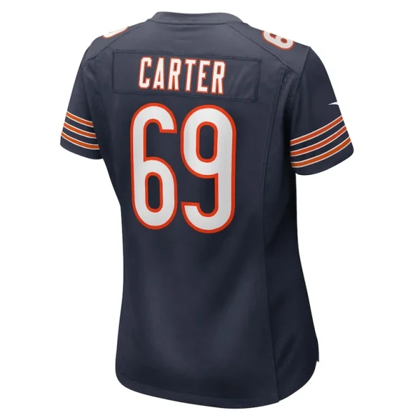 Jatyre carter chicago bears nike womens game player jersey Navy L