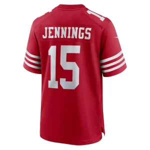 Jauan jennings san francisco 49ers nike game jersey Scarlet L