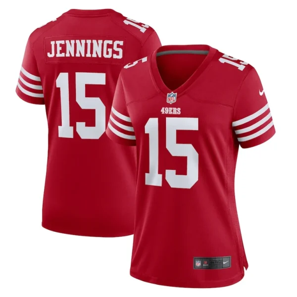 Jauan jennings san francisco 49ers nike womens game jersey Scarlet