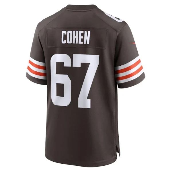 Javion cohen cleveland browns nike team game jersey Brown L