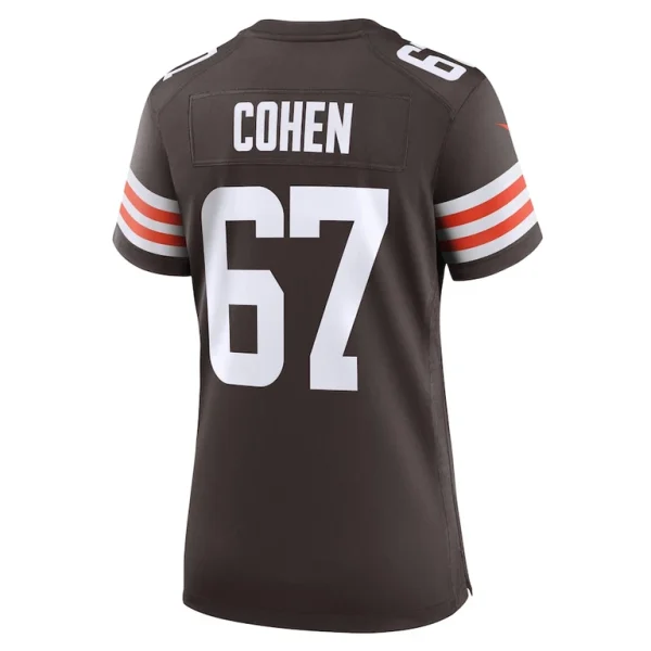 Javion cohen cleveland browns nike womens game jersey Brown L