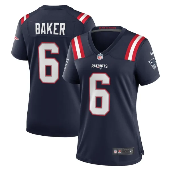 Javon baker new england patriots nike womens team game jersey Navy