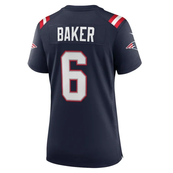 Javon baker new england patriots nike womens team game jersey Navy L