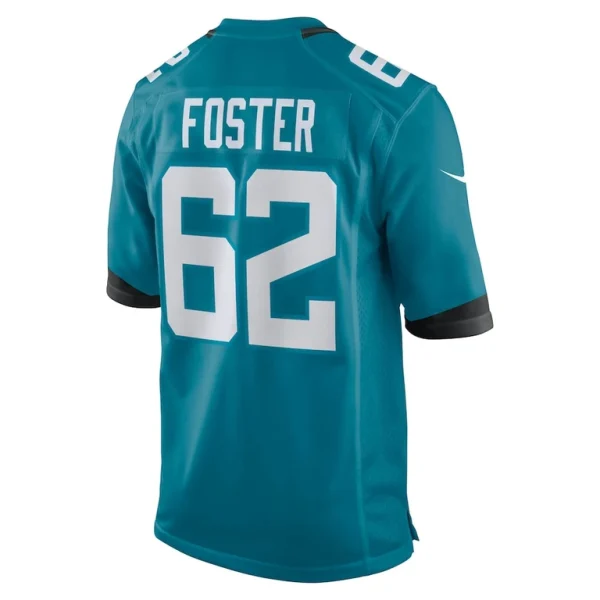 Javon foster jacksonville jaguars nike team game jersey Teal L