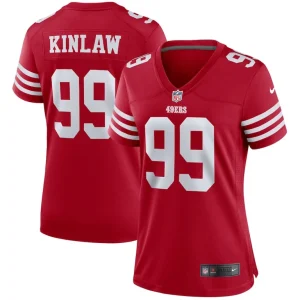 Javon kinlaw san francisco 49ers nike womens player jersey Scarlet