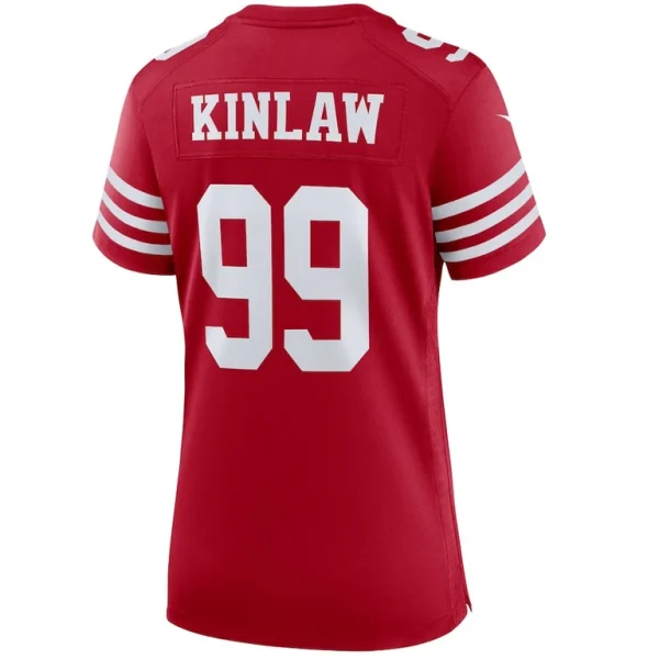 Javon kinlaw san francisco 49ers nike womens player jersey Scarlet L