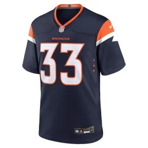 Javonte williams denver broncos nike mile high collection alternate game jersey Navy M