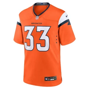 Javonte williams denver broncos nike mile high collection game jersey Orange M