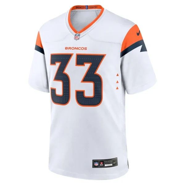 Javonte williams denver broncos nike mile high collection game jersey White M