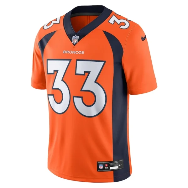 Javonte williams denver broncos nike vapor untouchable limited jersey Orange M