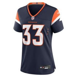 Javonte williams denver broncos nike womens mile high collection alternate game jersey Navy M