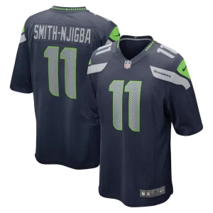 Jaxon smith njigba seattle seahawks nike game jersey College navy