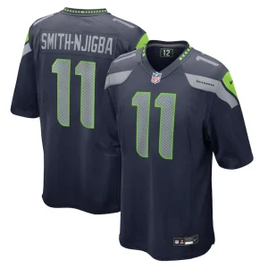Jaxon smith njigba seattle seahawks nike game jersey College navy