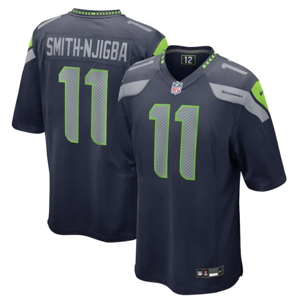 Jaxon smith njigba seattle seahawks nike game jersey College navy