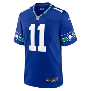 Jaxon smith njigba seattle seahawks nike throwback player game jersey Royal M