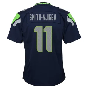 Jaxon smith njigba seattle seahawks nike youth game jersey Navy Yth L