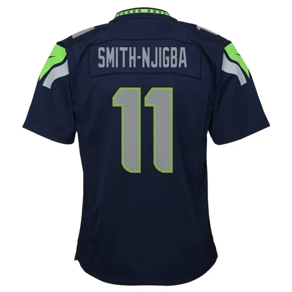 Jaxon smith njigba seattle seahawks nike youth game jersey Navy Yth L