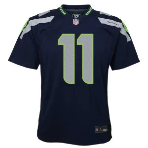 Jaxon smith njigba seattle seahawks nike youth game jersey Navy Yth M