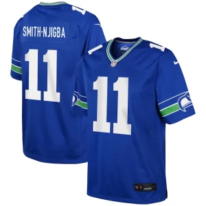 Jaxon smith njigba seattle seahawks nike youth game jersey Royal