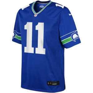 Jaxon smith njigba seattle seahawks nike youth game jersey Royal Yth M