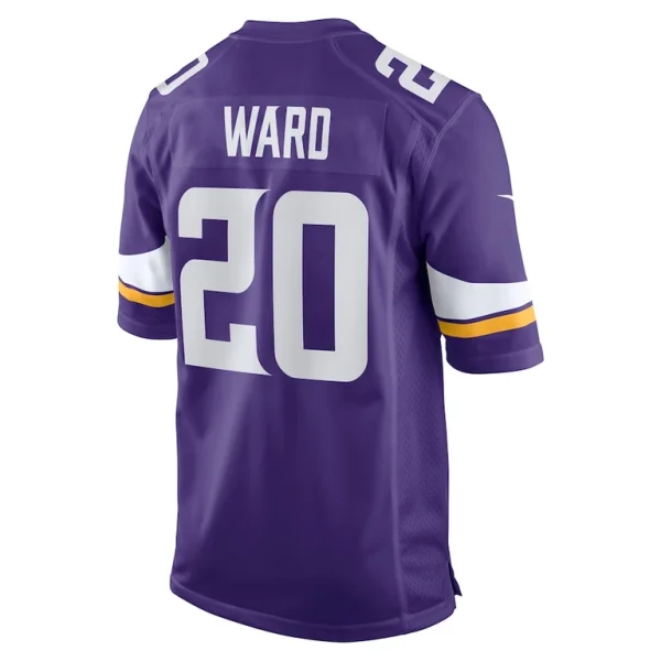 Jay ward minnesota vikings nike game jersey Purple L