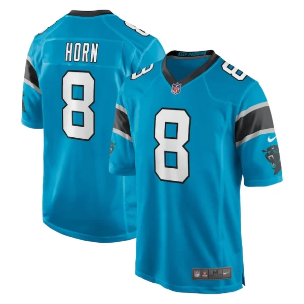 Jaycee horn carolina panthers nike game jersey Blue