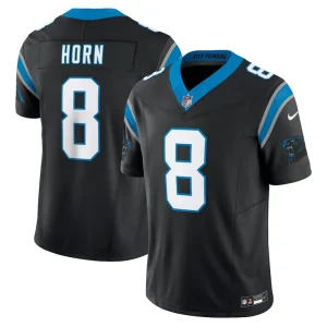 Jaycee horn carolina panthers nike vapor f.u.s.e. limited jersey Black