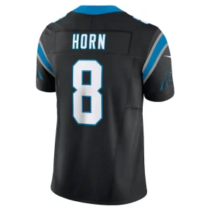 Jaycee horn carolina panthers nike vapor f.u.s.e. limited jersey Black L